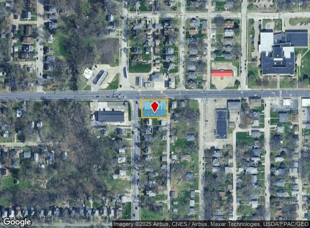  1207 E Locust St, Davenport, IA Parcel Map