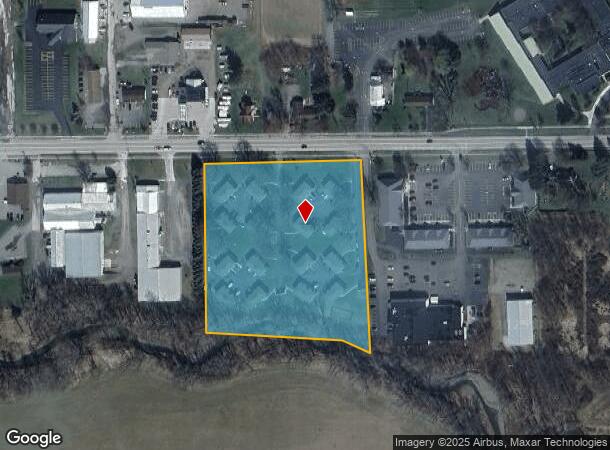  8587 Main St, Honeoye, NY Parcel Map