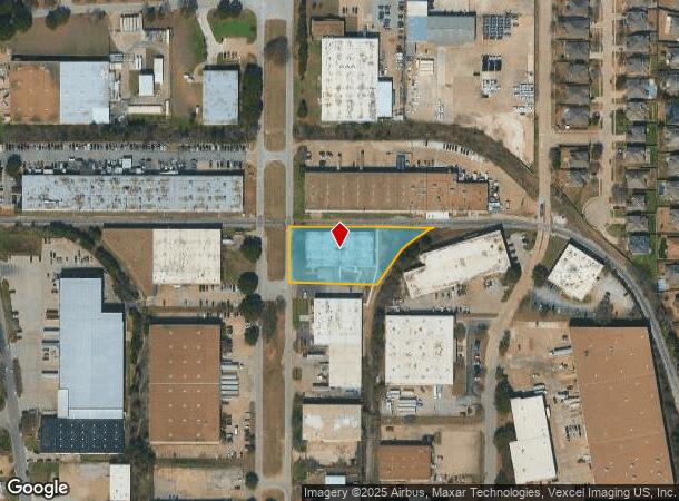  1168 N Great Southwest Pkwy, Grand Prairie, TX Parcel Map