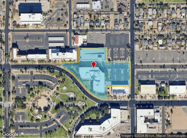  100 N 15Th Ave, Phoenix, AZ Parcel Map