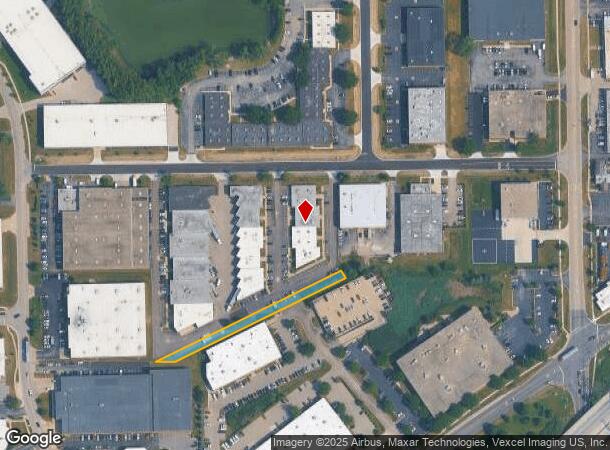  625 Executive Dr, Willowbrook, IL Parcel Map