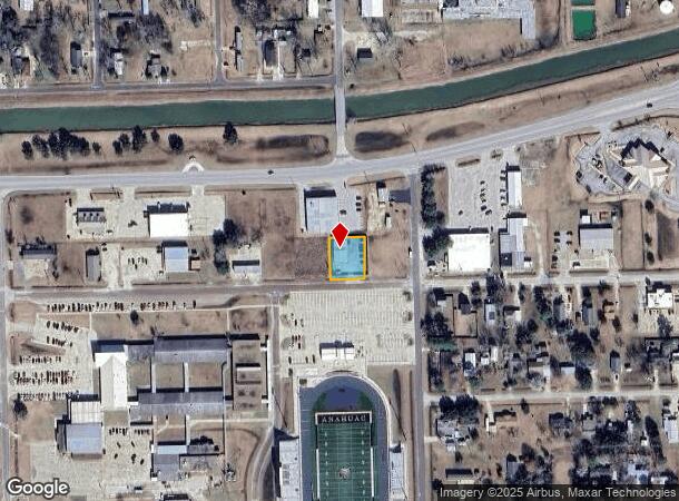 1107 Willcox St, Anahuac, TX Parcel Map