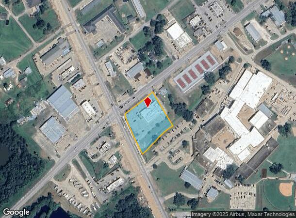  701 S 17Th St, West Columbia, TX Parcel Map
