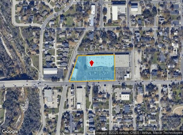  603 W University Ave, Georgetown, TX Parcel Map