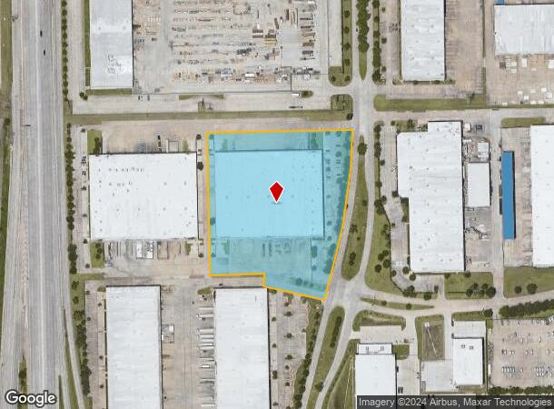  16607 Central Green Blvd, Houston, TX Parcel Map