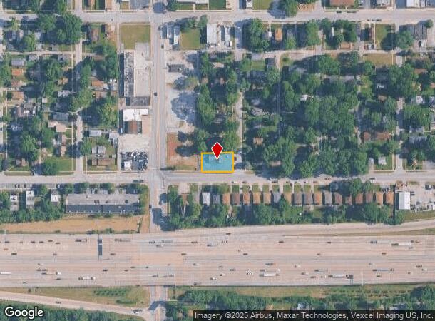  17084 Winchester Ave, Hazel Crest, IL Parcel Map
