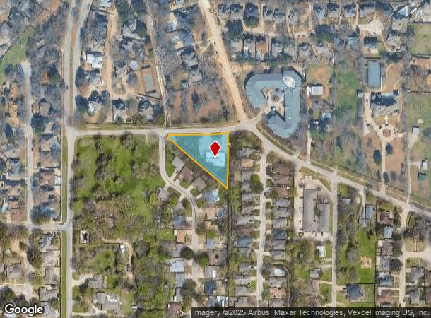 6808 Bowman Springs Rd, Arlington, TX Parcel Map