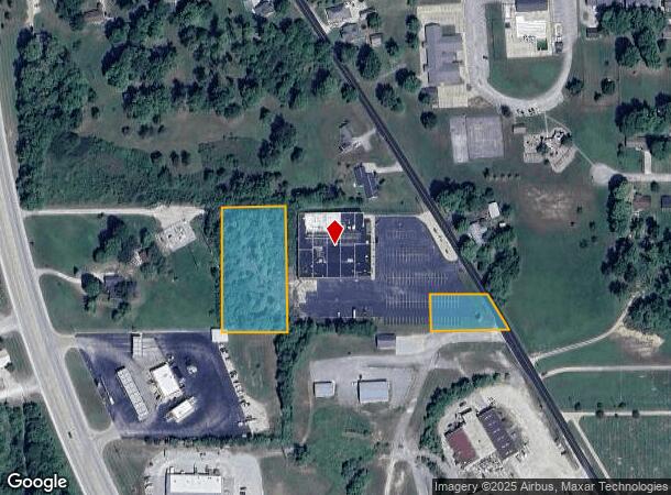  805 Teke Burton Dr, Mitchell, IN Parcel Map