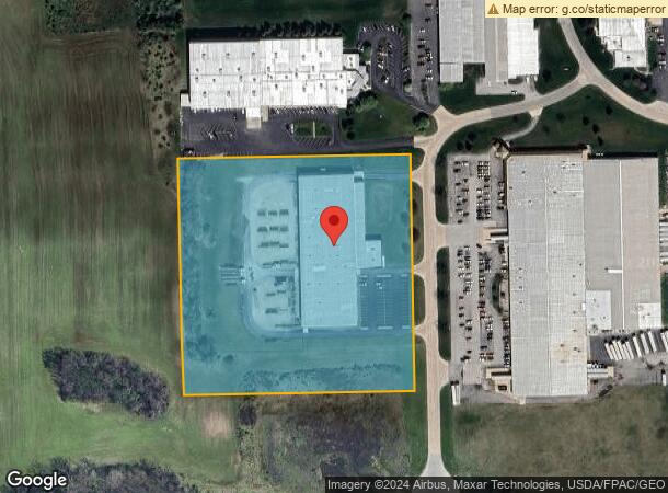  7133 Industrial Dr, Temperance, MI Parcel Map