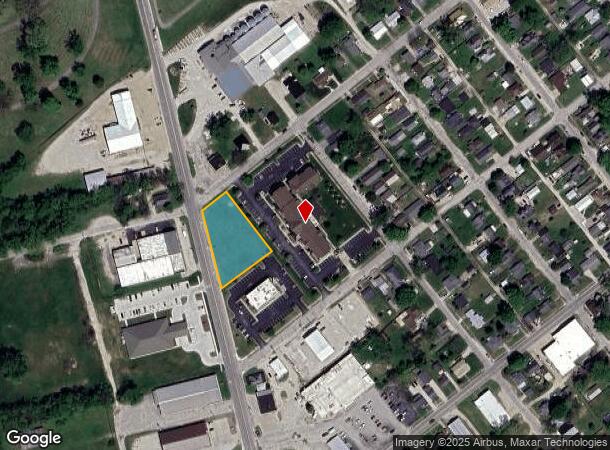 1320 Willow St, Vincennes, IN Parcel Map