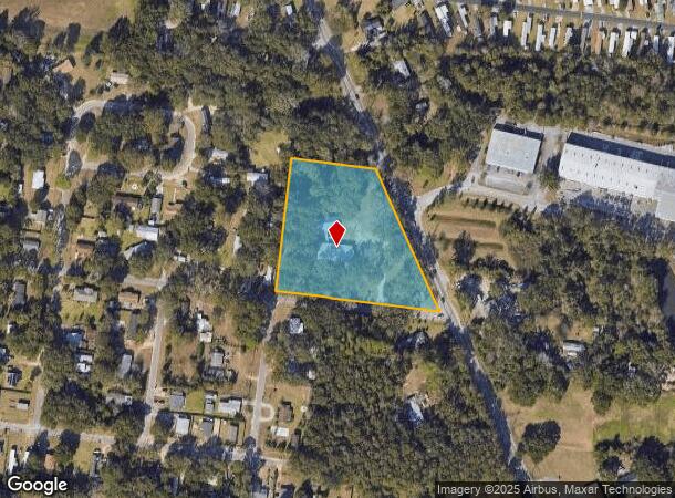 8025 N Palafox St, Pensacola, FL Parcel Map
