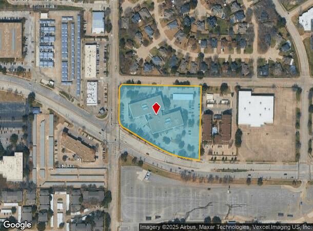  1701 E Lamar Blvd, Arlington, TX Parcel Map