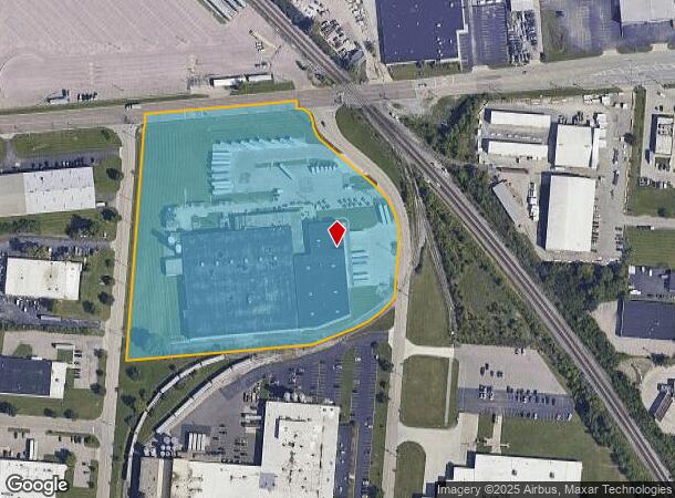 95 W Crescentville Rd, Cincinnati, OH Parcel Map