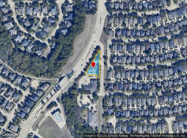  599 S Custer Rd, Allen, TX Parcel Map