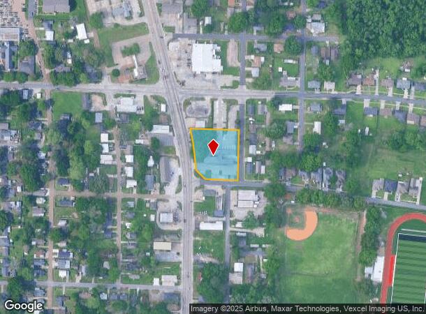 2510 Moss St, Lafayette, LA Parcel Map