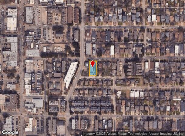  5808 Oram St, Dallas, TX Parcel Map