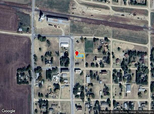  563 Elm St, Bunker Hill, KS Parcel Map