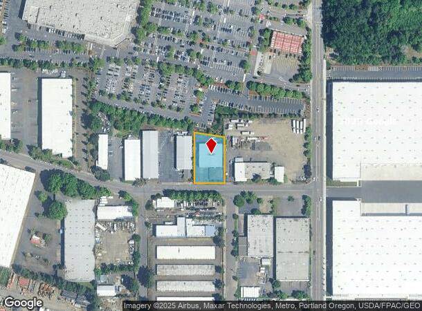 13585 Ne Whitaker Way, Portland, OR Parcel Map