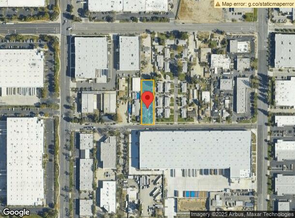  1749 E Elm St, Ontario, CA Parcel Map