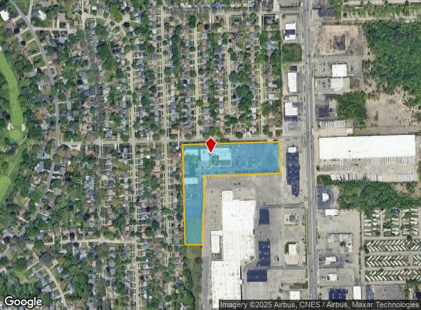 1110 Eldon Baker Dr, Flint, MI Parcel Map