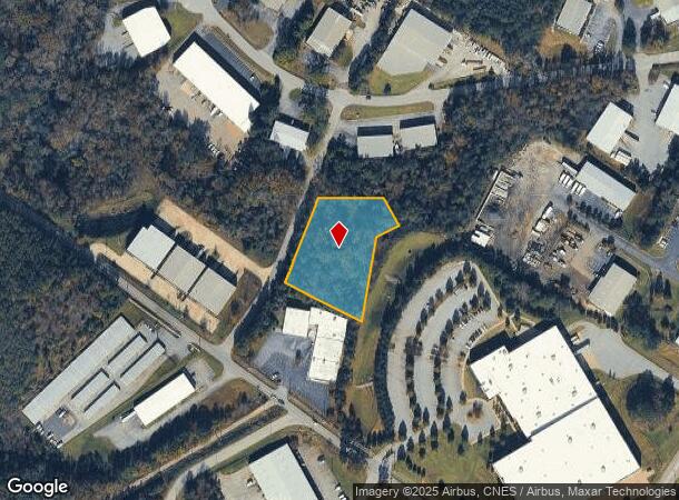  104 Twin Magnolia Dr, Greer, SC Parcel Map