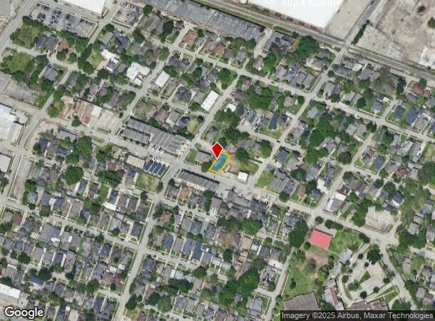  4105 Mckinney St, Houston, TX Parcel Map