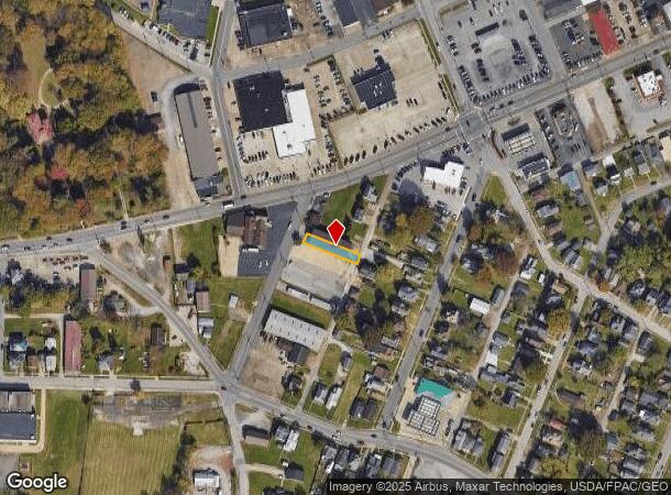  636 Camden St, Parkersburg, WV Parcel Map