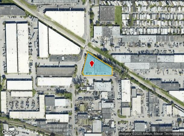 7391 Nw 78Th St, Medley, FL Parcel Map