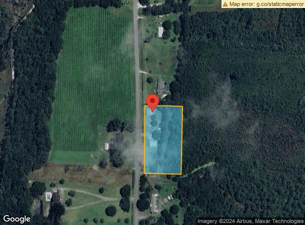  840 Alma Flournoy Rd Ne, Ludowici, GA Parcel Map