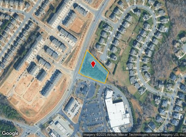 9645 Harris Rd, Concord, NC Parcel Map