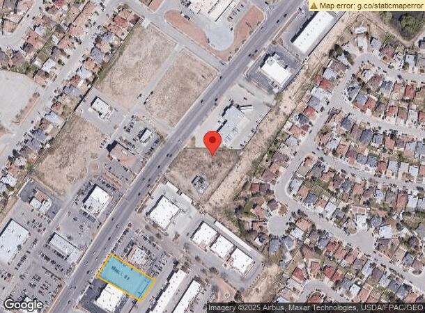  1504 N Zaragoza Rd, El Paso, TX Parcel Map