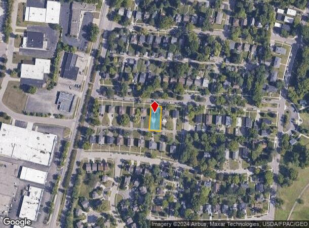  1540 Glenbeck Ave, Dayton, OH Parcel Map