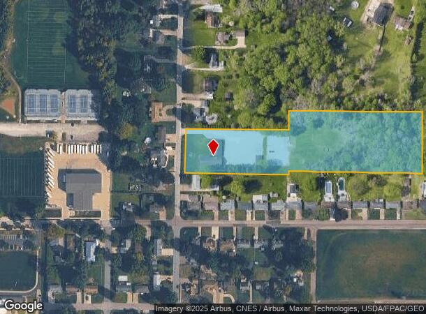 629 Wesleyan Ave, Barberton, OH Parcel Map