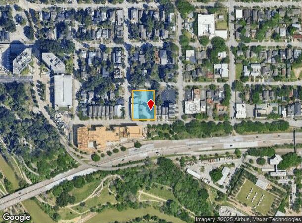  2020 N Memorial Way, Houston, TX Parcel Map