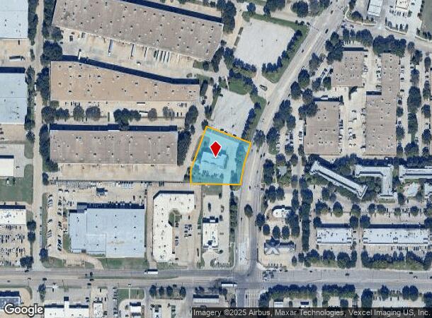 1049 Marsh Ln, Carrollton, TX Parcel Map