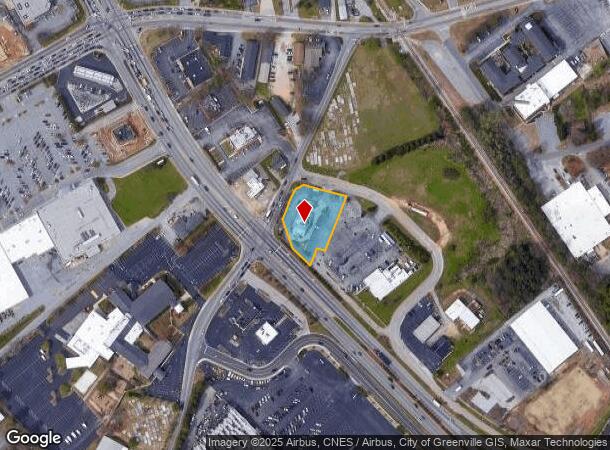 201 S Main St, Mauldin, SC Parcel Map
