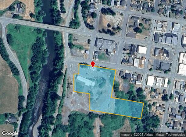 100 Maple St, Myrtle Point, OR Parcel Map