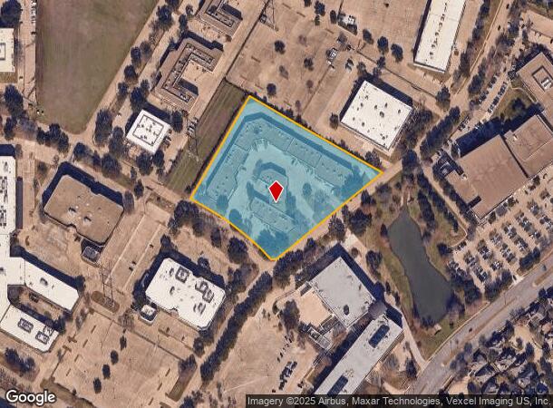 8101 Ridgepoint Dr, Irving, TX Parcel Map