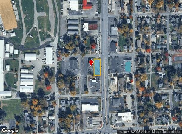 154 N Morton St, Franklin, IN Parcel Map