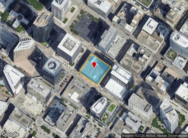  1010 Travis St, Houston, TX Parcel Map