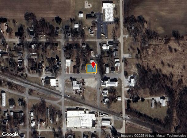  122 E Main St, Burket, IN Parcel Map