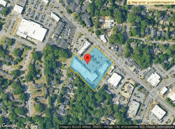  1922 Augusta St, Greenville, SC Parcel Map