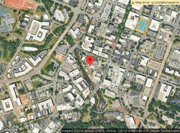  316 S Spring St, Greenville, SC Parcel Map