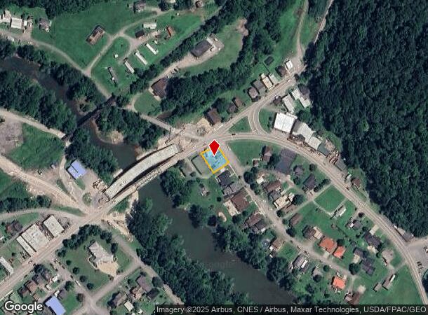  62 N Elk St, Gassaway, WV Parcel Map