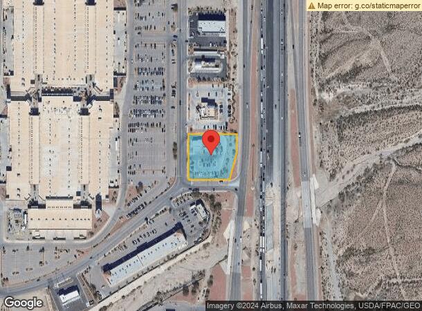  7057 S Desert Blvd, El Paso, TX Parcel Map