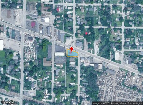  2625 Broad St, New Castle, IN Parcel Map