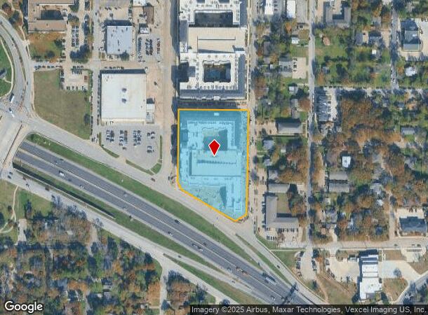 1101 S Avenue C, Denton, TX Parcel Map