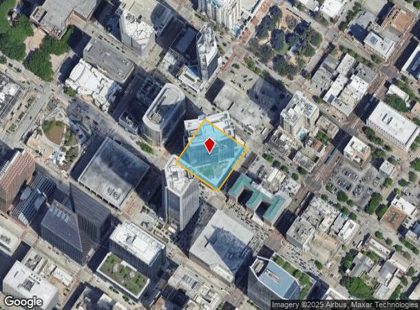 833 Texas St, Houston, TX Parcel Map