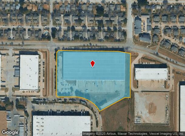 2101 Design Rd, Arlington, TX Parcel Map