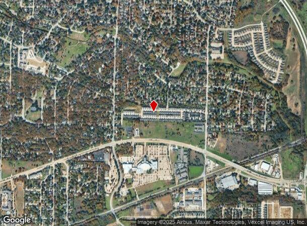 2153 E University Dr, Denton, TX Parcel Map